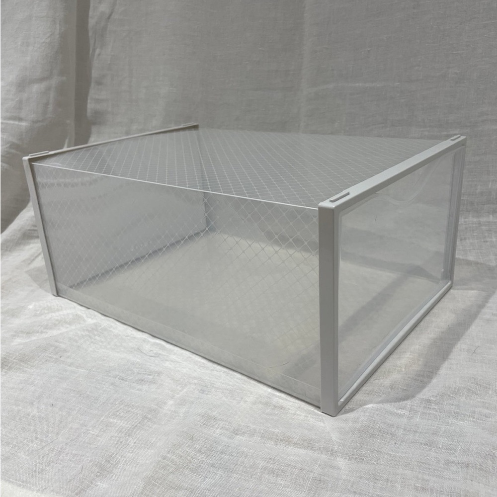 NWT Stackable Shoe Organizer Boxes 5ct